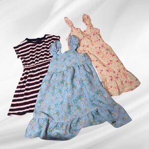 Floral and Striped Kids Dress Set bundle girls s size 6 Tommy Hilfiger